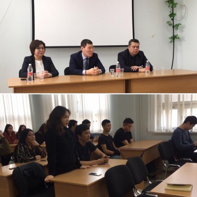 Глава Администрации города Элисты Окон Нохашкиев провел встречу с будущими управленцами