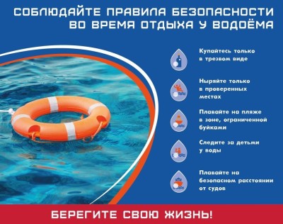 Соблюдайте безопасность на воде!