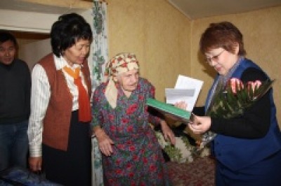 Труженице тыла Малышевой Анне Ивановне исполнилось 90 лет